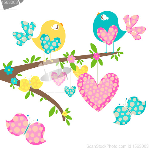 Image of spring birds