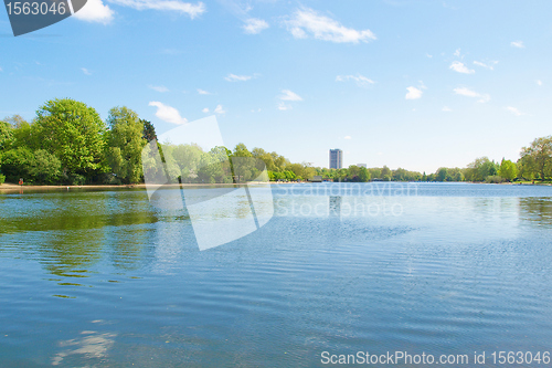 Image of Serpentine lake, London