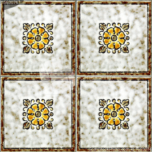 Image of Floral tiles