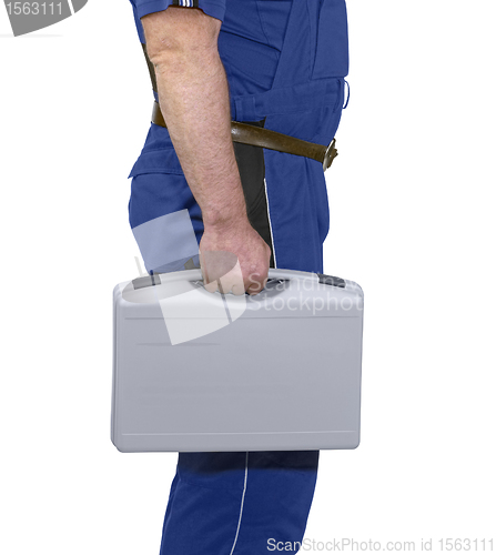 Image of craftsman with case