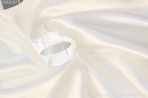 Image of Smooth elegant white silk as background 