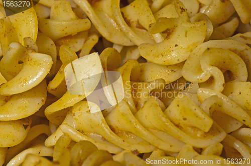 Image of noodles with sauce