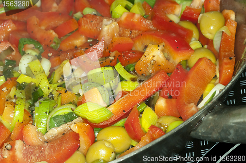 Image of fried vegetables