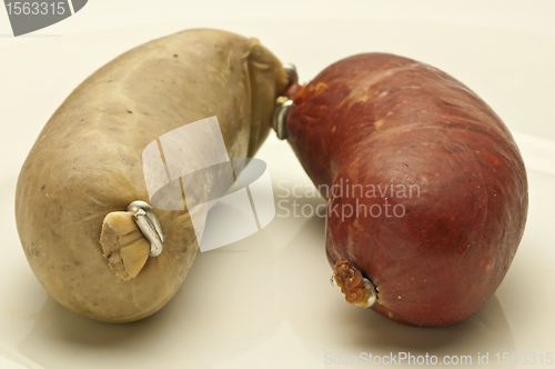Image of  blood sausage and liversausage