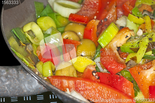 Image of fried vegetables