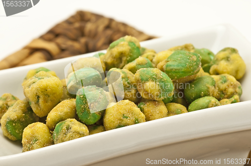Image of wasabi green peas