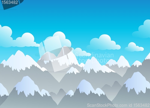 Image of Mountain theme landscape 3