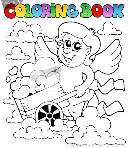 Image of Coloring book Valentine theme 3