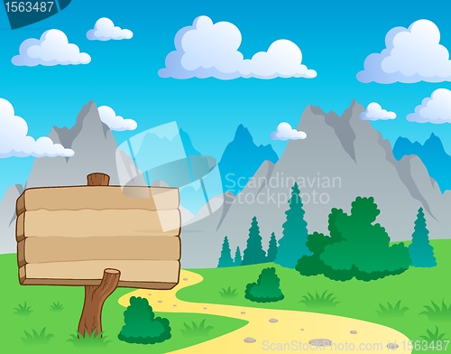 Image of Mountain theme landscape 2