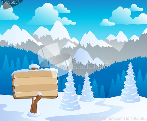 Image of Mountain theme landscape 5