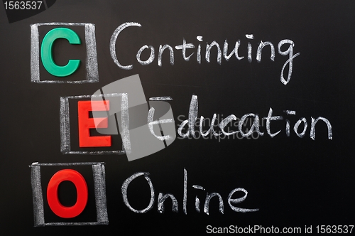 Image of Acronym of CEO - Continuing Education Online