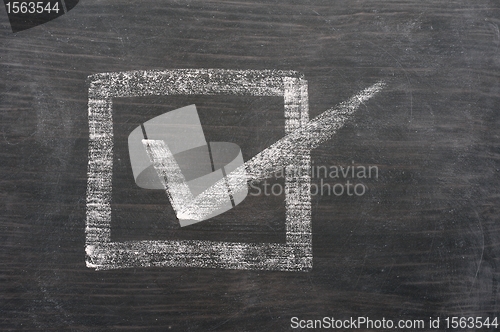 Image of Check box with a tick