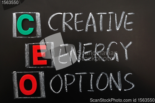 Image of Acronym of CEO - Creative Energy Options