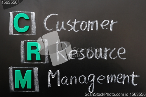 Image of Acronym of CRM - Customer Resource Management