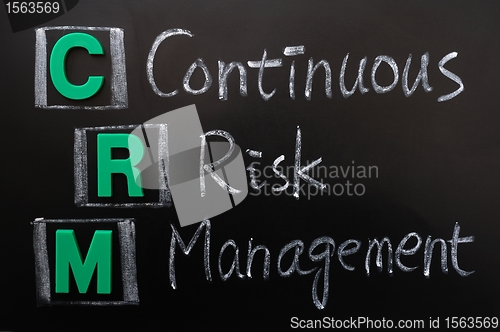 Image of Acronym of CRM - Continuous Risk Management