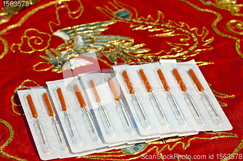 Image of acupuncture needle one-way