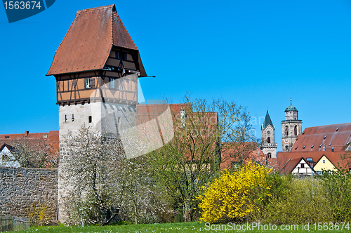 Image of Dinkelsbuehl city wall