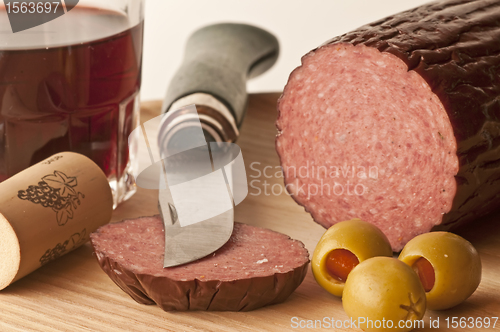 Image of salami of boar