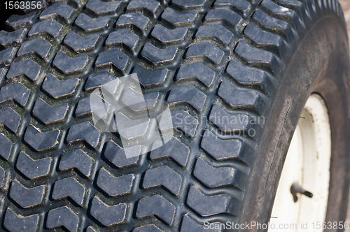 Image of tyre of  utility vehicle