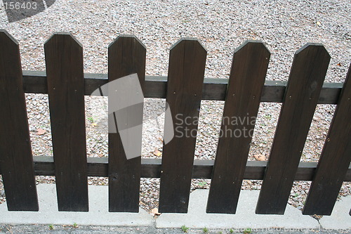 Image of Fence in wood