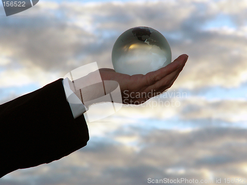 Image of Globe in the Clouds