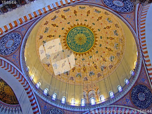 Image of Gold dome ceiling