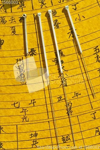 Image of acupuncture needles