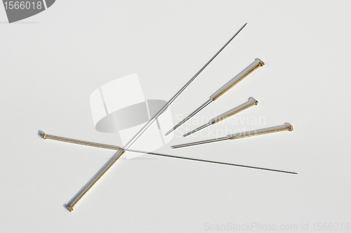 Image of acupuncture needles