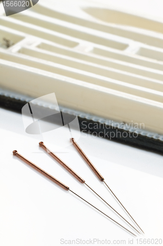 Image of acupuncture needles