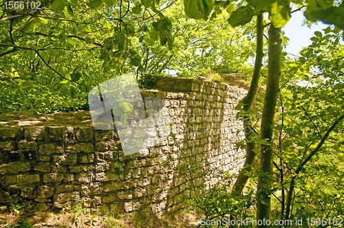 Image of ruins of a castle