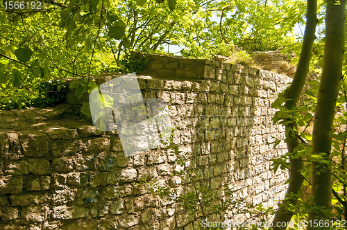 Image of ruins of a castle