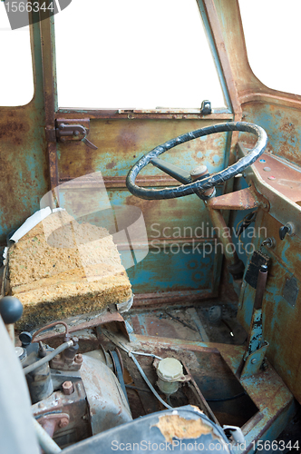 Image of Scrap vehicle interior