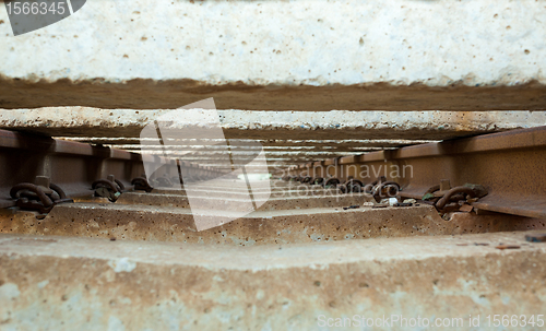 Image of Railway construction materials