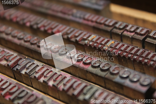 Image of old letterpress