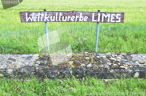 Image of antique Limes in Germany
