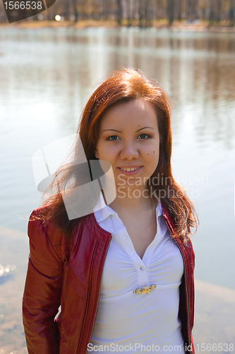 Image of Young smiling woman