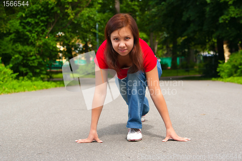 Image of Girl Is Going To Run