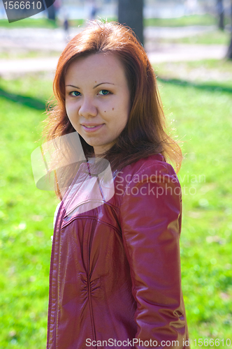 Image of Young smiling woman