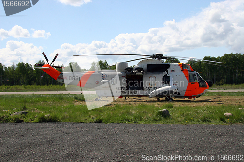 Image of Norwegian SAR Helicopter