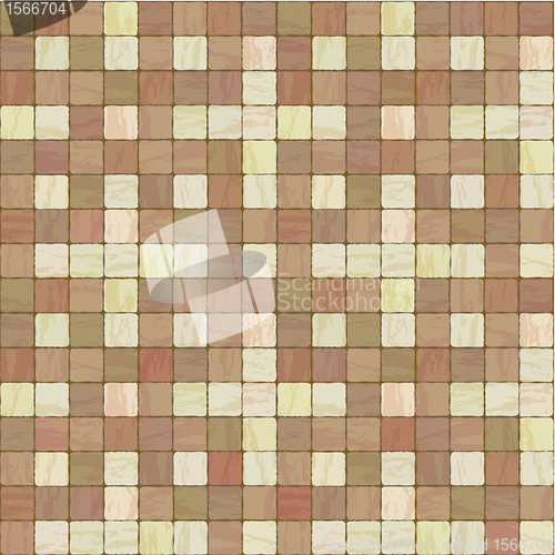 Image of Seamless texture of stonewall tile