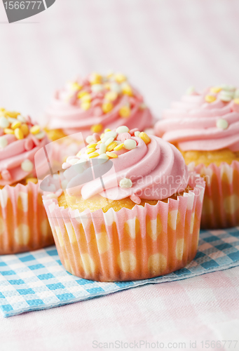 Image of Pink muffins