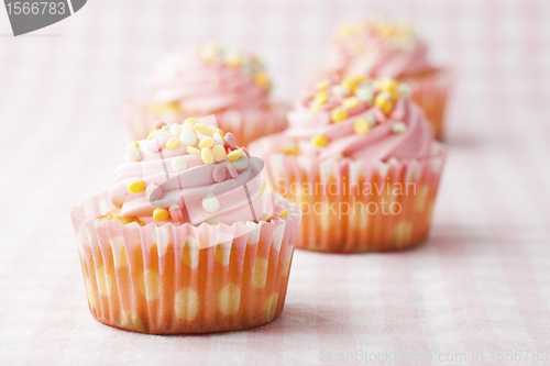 Image of Pink muffins