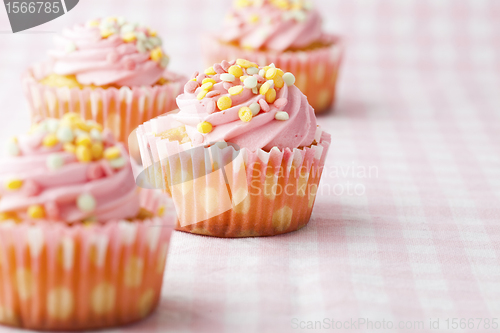 Image of Pink muffins