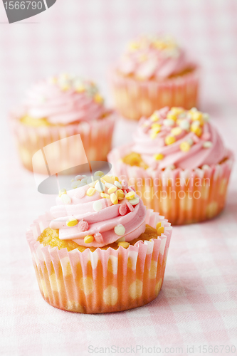 Image of Pink muffins