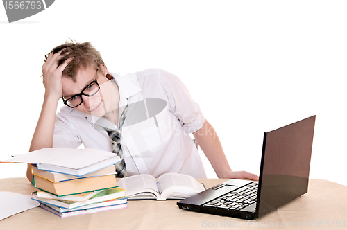 Image of frustrated student