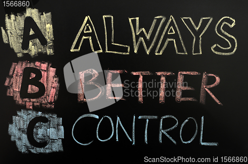 Image of Acronym of ABC - always better control