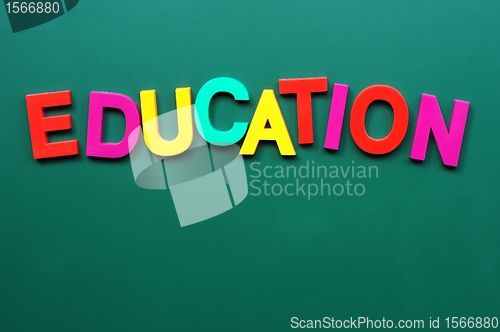 Image of Education - word made of colorful letters