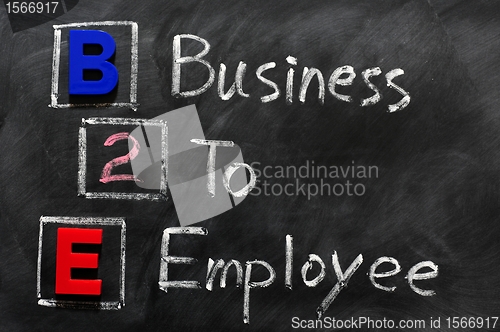 Image of Acronym of B2E - Business to employee