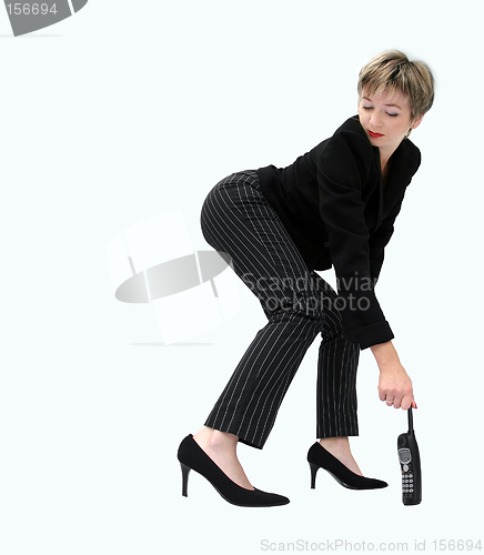 Image of Businesswoman with a phone