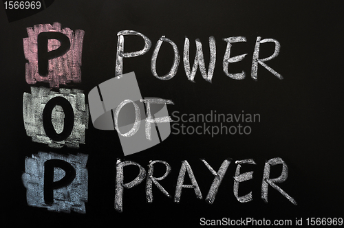 Image of Acronym of POP - Power of prayer